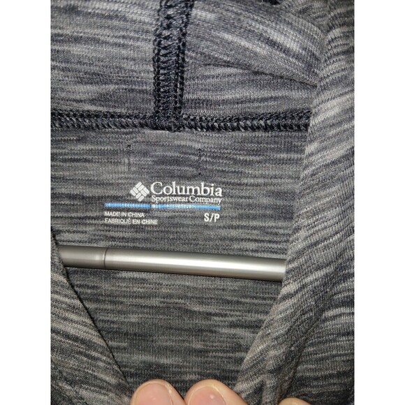 Smuckers Columbia Hooded Jacket Womens Size Small Heathered Pockets Full Zip - Picture 3 of 16